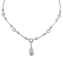N1038 18KW Diamond Necklace