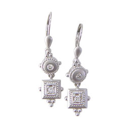 E0110 18KW Diamond Earrings
