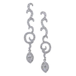 E1406 18KW Diamond Earrings