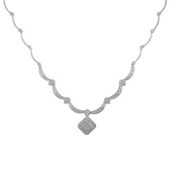 N1546 18KW Diamond Necklace