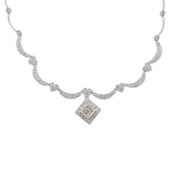 N0629 18KW Diamond Necklace